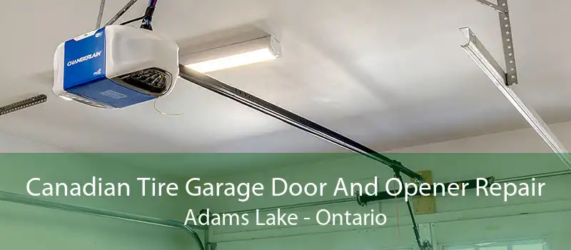 Canadian Tire Garage Door And Opener Repair Adams Lake - Ontario
