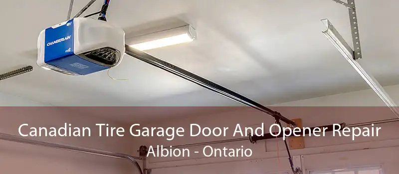 Canadian Tire Garage Door And Opener Repair Albion - Ontario