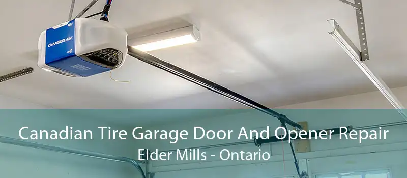 Canadian Tire Garage Door And Opener Repair Elder Mills - Ontario