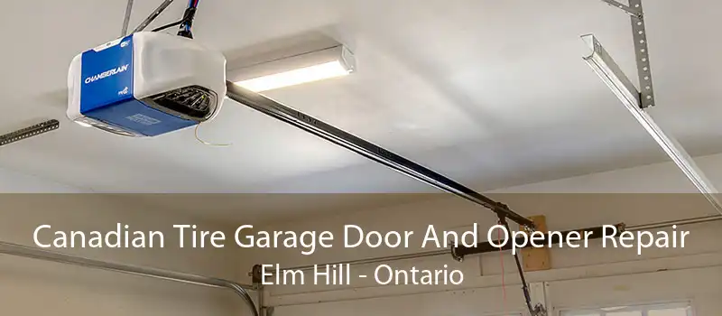 Canadian Tire Garage Door And Opener Repair Elm Hill - Ontario