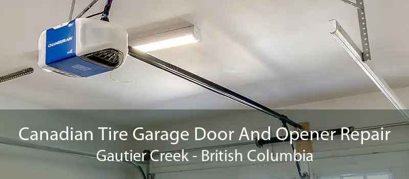 Canadian Tire Garage Door And Opener Repair Gautier Creek - British Columbia