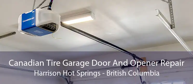 Canadian Tire Garage Door And Opener Repair Harrison Hot Springs - British Columbia