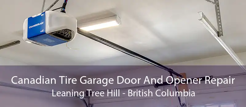 Canadian Tire Garage Door And Opener Repair Leaning Tree Hill - British Columbia