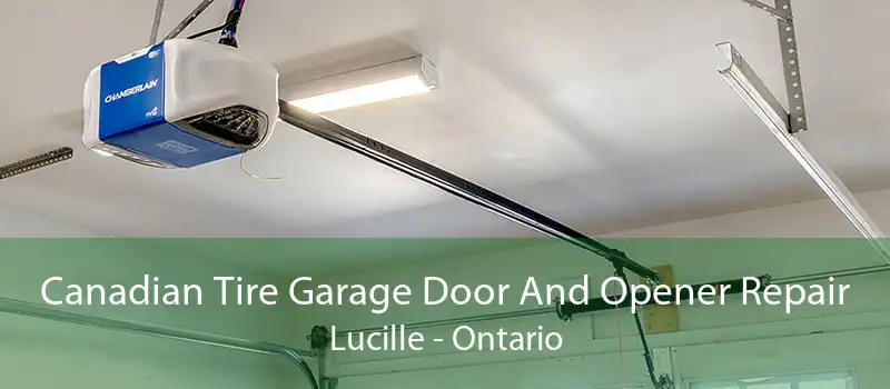 Canadian Tire Garage Door And Opener Repair Lucille - Ontario