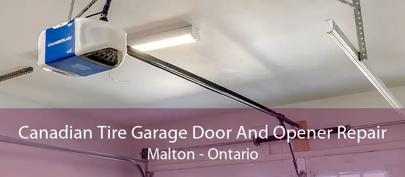 Canadian Tire Garage Door And Opener Repair Malton - Ontario