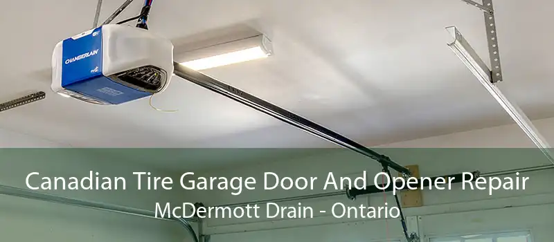 Canadian Tire Garage Door And Opener Repair McDermott Drain - Ontario