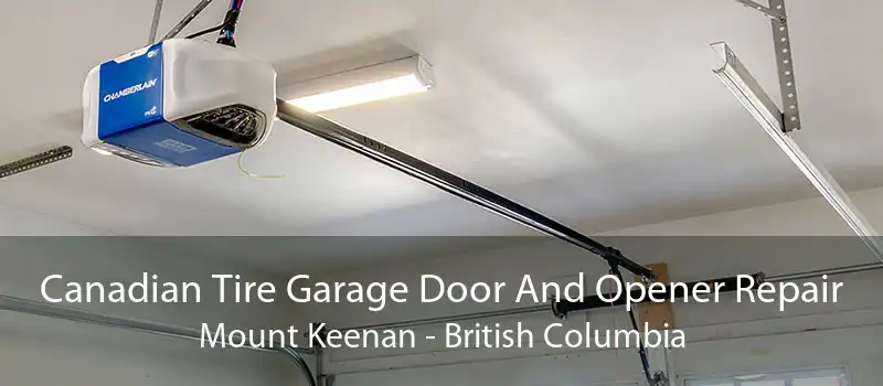 Canadian Tire Garage Door And Opener Repair Mount Keenan - British Columbia