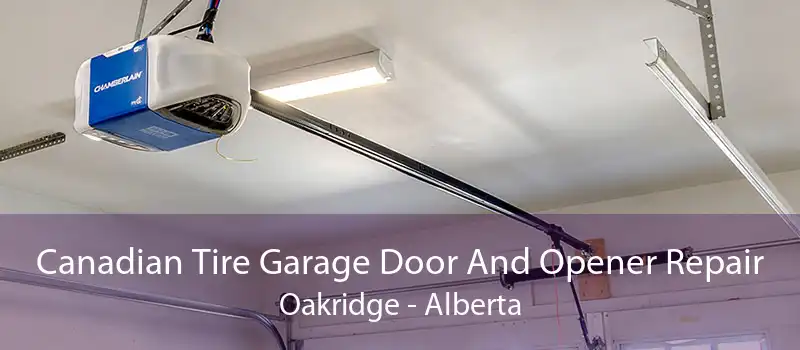 Canadian Tire Garage Door And Opener Repair Oakridge - Alberta