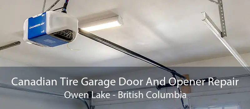 Canadian Tire Garage Door And Opener Repair Owen Lake - British Columbia