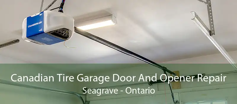 Canadian Tire Garage Door And Opener Repair Seagrave - Ontario