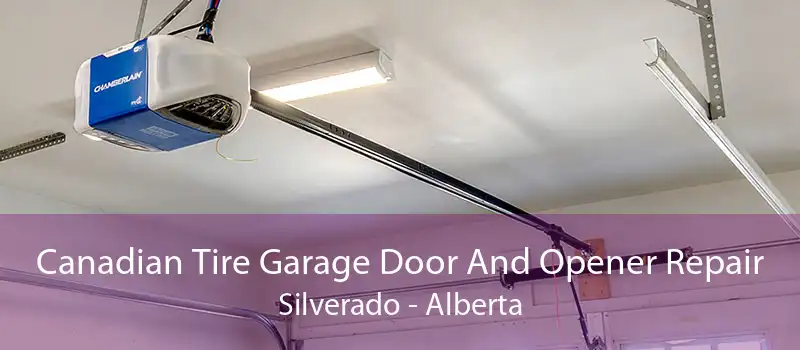 Canadian Tire Garage Door And Opener Repair Silverado - Alberta