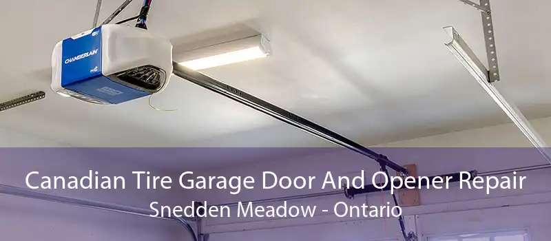 Canadian Tire Garage Door And Opener Repair Snedden Meadow - Ontario