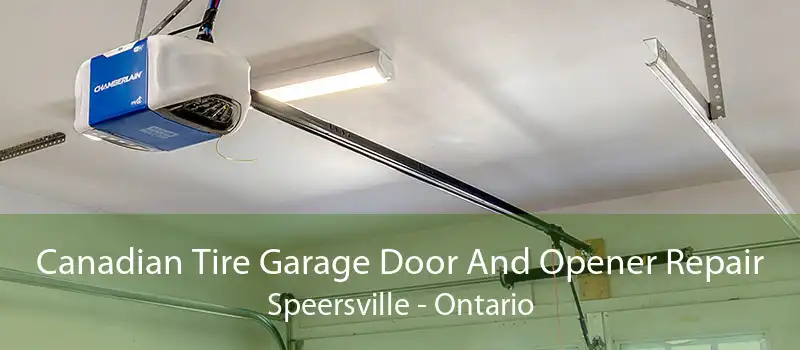 Canadian Tire Garage Door And Opener Repair Speersville - Ontario