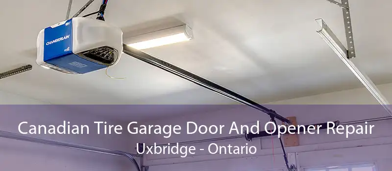 Canadian Tire Garage Door And Opener Repair Uxbridge - Ontario