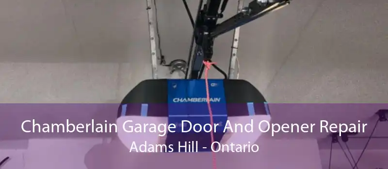 Chamberlain Garage Door And Opener Repair Adams Hill - Ontario