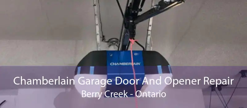 Chamberlain Garage Door And Opener Repair Berry Creek - Ontario