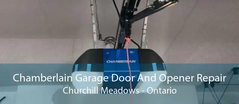 Chamberlain Garage Door And Opener Repair Churchill Meadows - Ontario