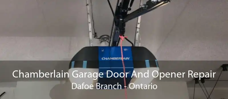 Chamberlain Garage Door And Opener Repair Dafoe Branch - Ontario