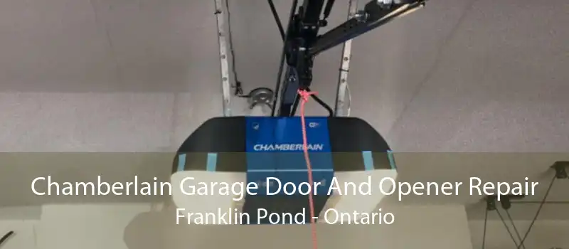 Chamberlain Garage Door And Opener Repair Franklin Pond - Ontario