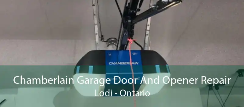 Chamberlain Garage Door And Opener Repair Lodi - Ontario