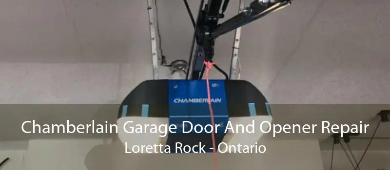 Chamberlain Garage Door And Opener Repair Loretta Rock - Ontario