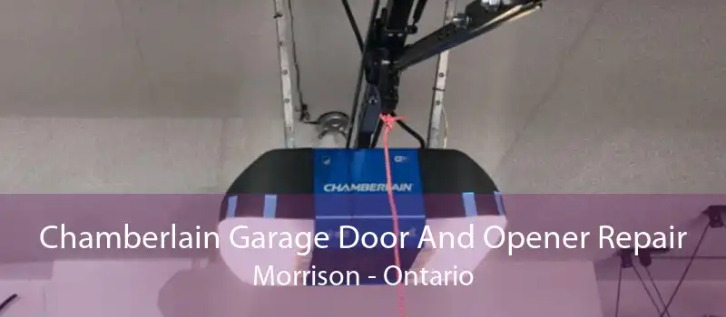 Chamberlain Garage Door And Opener Repair Morrison - Ontario