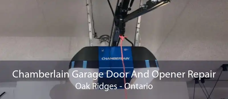 Chamberlain Garage Door And Opener Repair Oak Ridges - Ontario