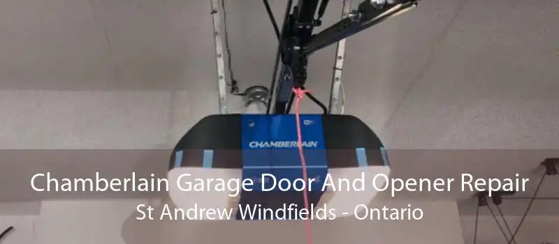 Chamberlain Garage Door And Opener Repair St Andrew Windfields - Ontario
