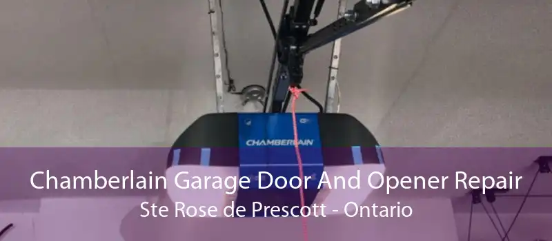 Chamberlain Garage Door And Opener Repair Ste Rose de Prescott - Ontario