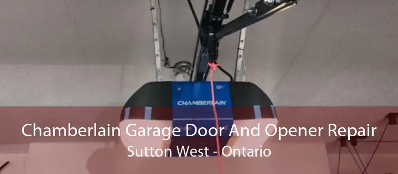 Chamberlain Garage Door And Opener Repair Sutton West - Ontario