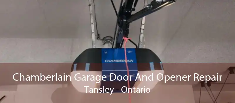 Chamberlain Garage Door And Opener Repair Tansley - Ontario