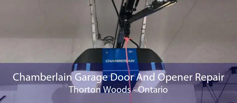 Chamberlain Garage Door And Opener Repair Thorton Woods - Ontario