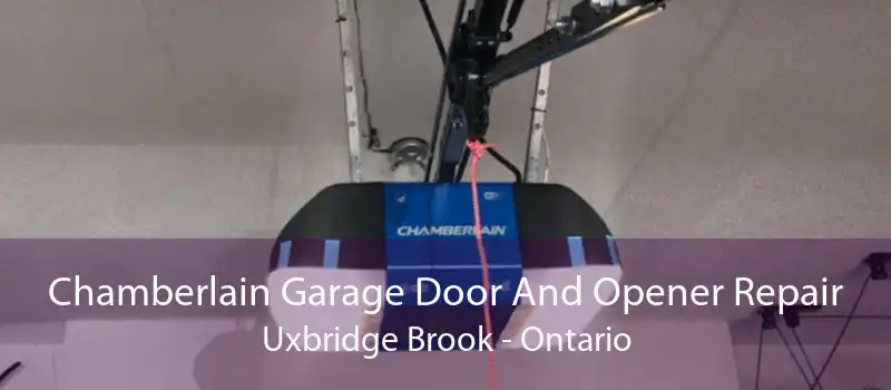 Chamberlain Garage Door And Opener Repair Uxbridge Brook - Ontario