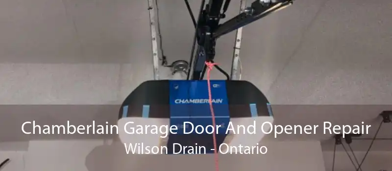 Chamberlain Garage Door And Opener Repair Wilson Drain - Ontario