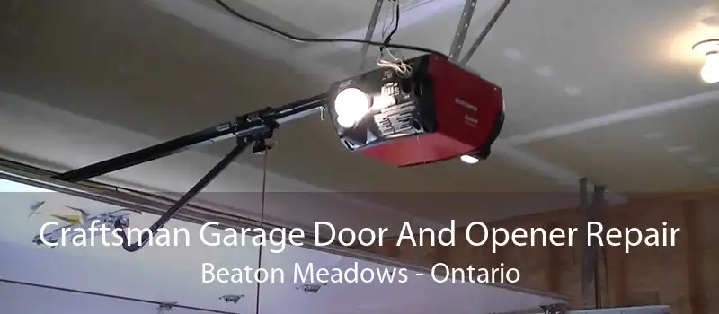 Craftsman Garage Door And Opener Repair Beaton Meadows - Ontario