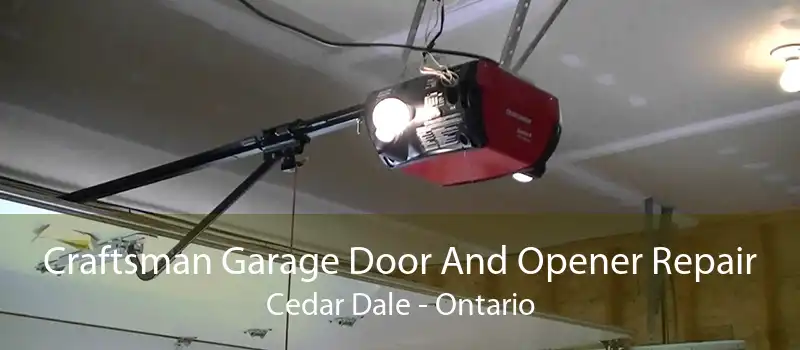 Craftsman Garage Door And Opener Repair Cedar Dale - Ontario