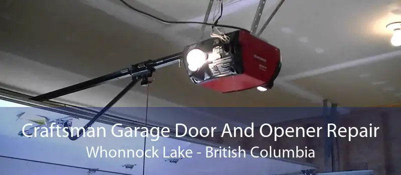 Craftsman Garage Door And Opener Repair Whonnock Lake - British Columbia
