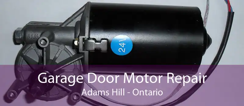 Garage Door Motor Repair Adams Hill - Ontario