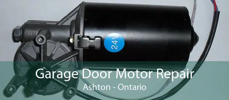Garage Door Motor Repair Ashton - Ontario