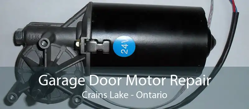 Garage Door Motor Repair Crains Lake - Ontario
