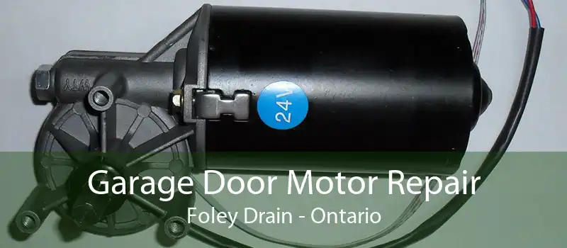 Garage Door Motor Repair Foley Drain - Ontario