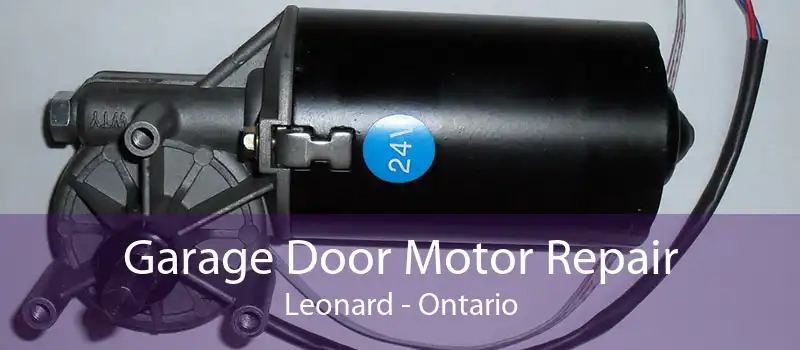 Garage Door Motor Repair Leonard - Ontario