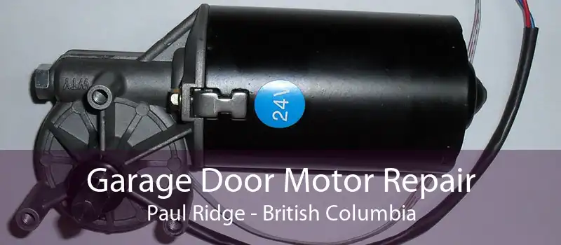 Garage Door Motor Repair Paul Ridge - British Columbia
