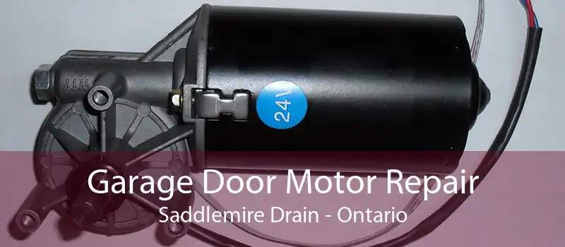 Garage Door Motor Repair Saddlemire Drain - Ontario