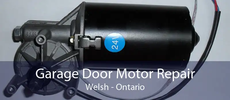 Garage Door Motor Repair Welsh - Ontario