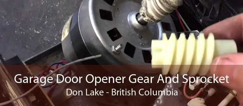 Garage Door Opener Gear And Sprocket Don Lake - British Columbia