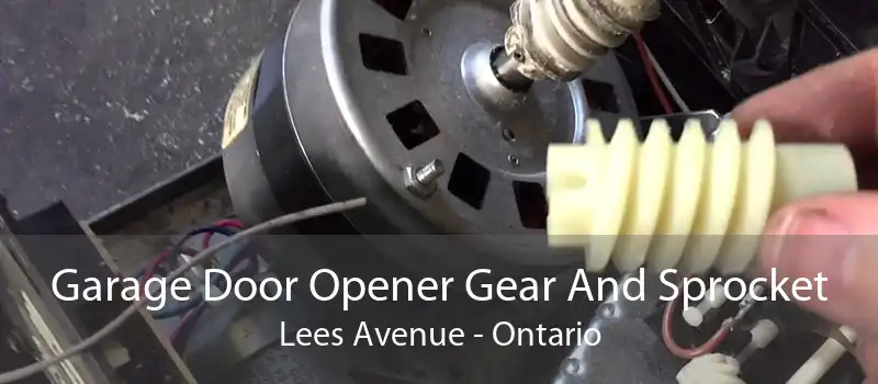 Garage Door Opener Gear And Sprocket Lees Avenue - Ontario