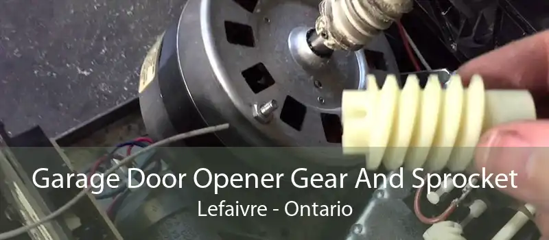 Garage Door Opener Gear And Sprocket Lefaivre - Ontario