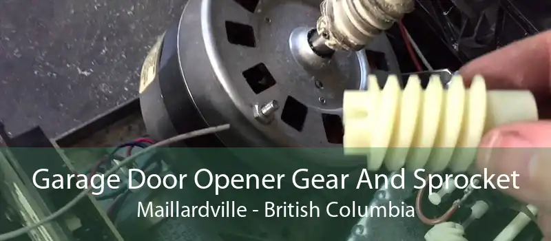 Garage Door Opener Gear And Sprocket Maillardville - British Columbia