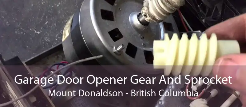 Garage Door Opener Gear And Sprocket Mount Donaldson - British Columbia